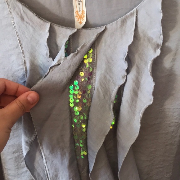 Adiva Grey Top Size L - Picture 2 of 6